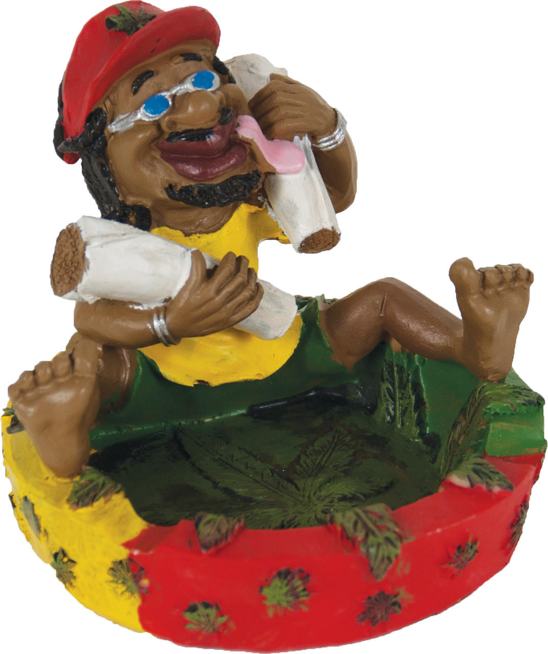  JAMAICAN POLY RESIN ASHTRAY (LT117) 
