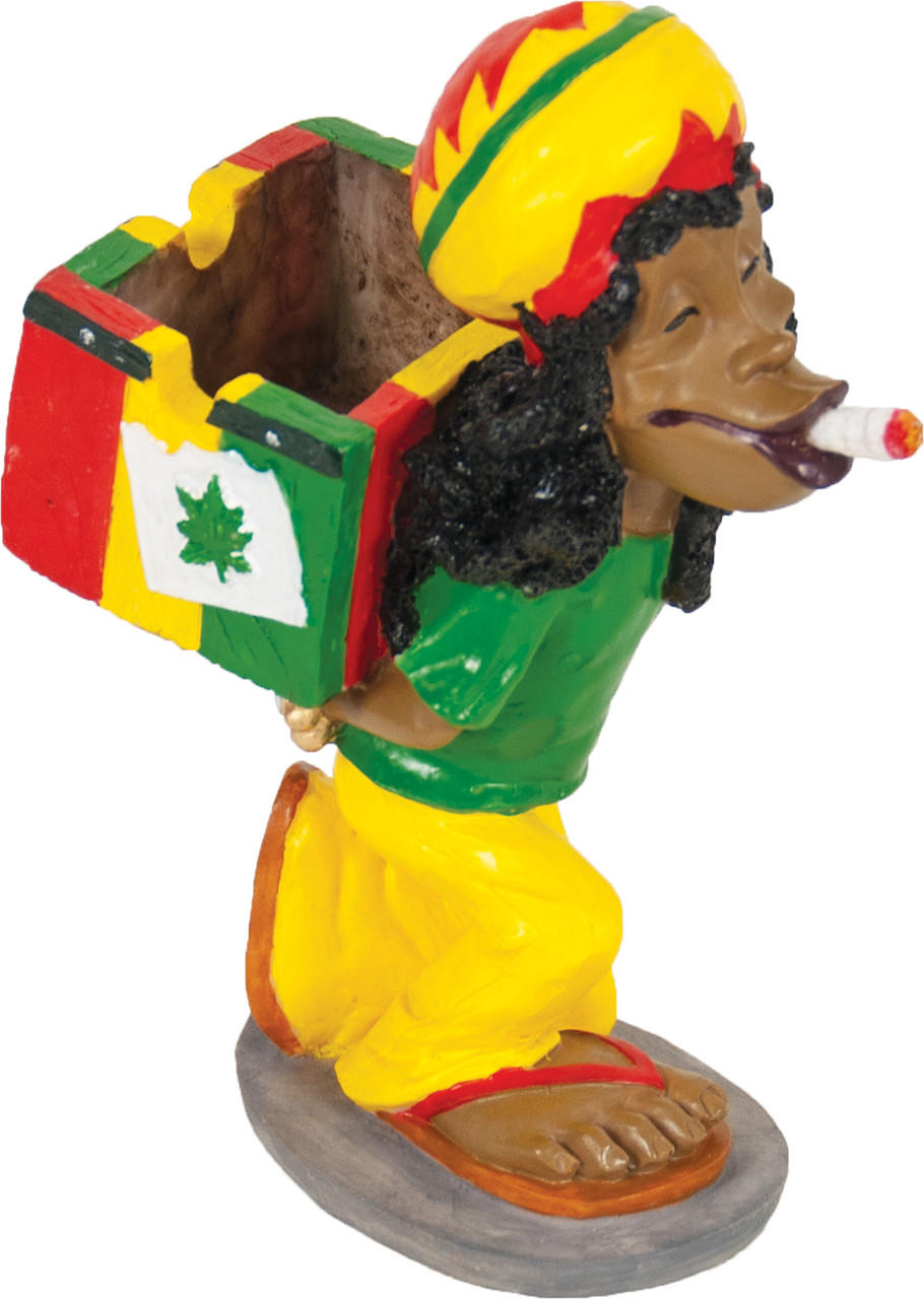  JAMAICAN POLY RESIN ASHTRAY (LT128) 