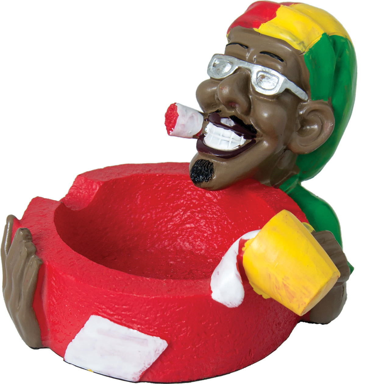  JAMAICAN POLY RESIN ASHTRAY (LT133) 