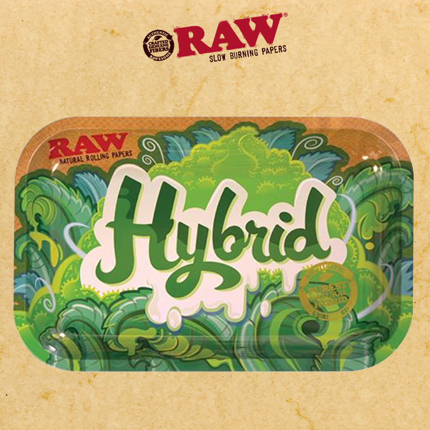 HYBRID - RAW 7x11 SMALL ROLLING TRAY (RAWTRAY36)