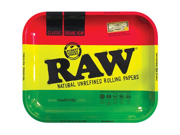  LARGE 13.5 x 11 RAW RASTA ROLLING TRAY (RAWTRAY38) 