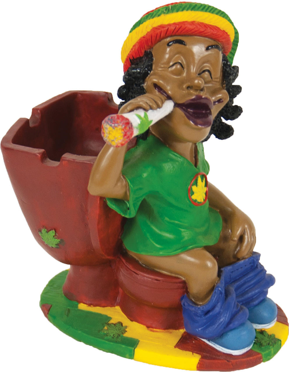  JAMAICAN POLY RESIN ASHTRAY (LT127) 