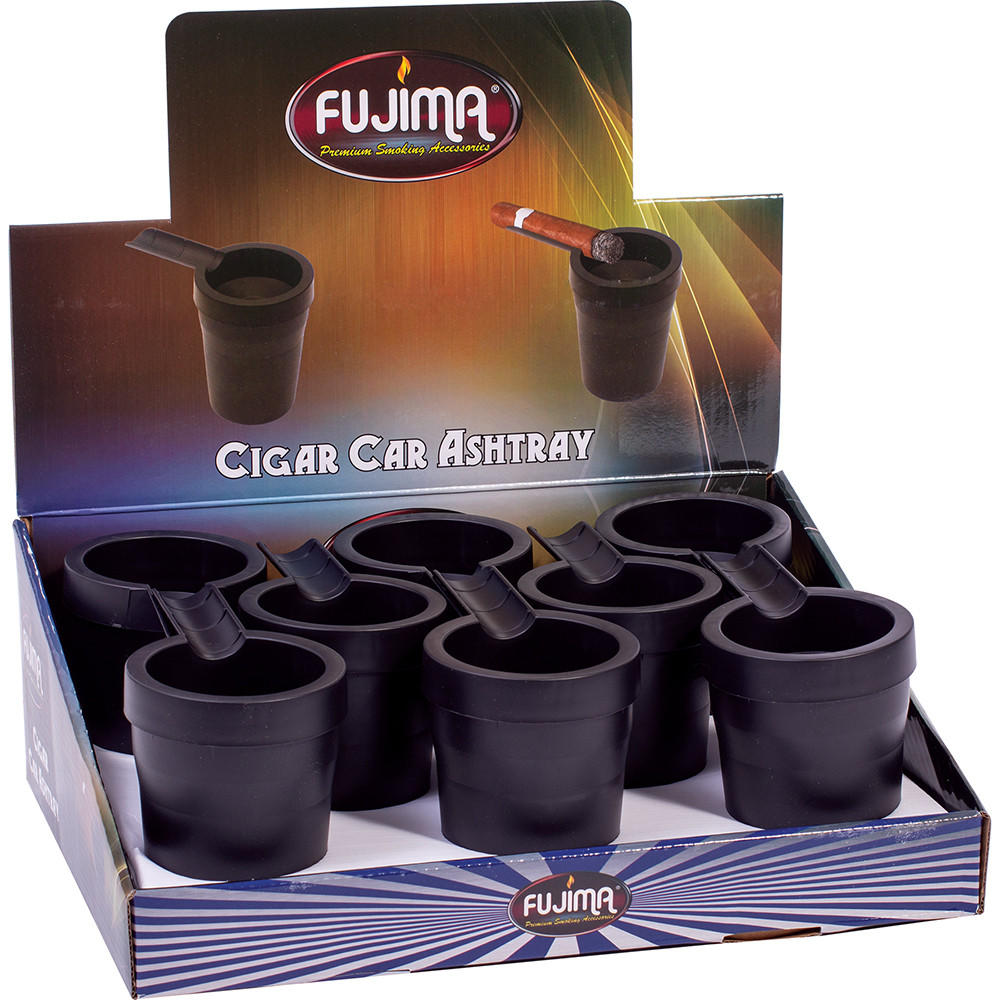 Fujima Cigar Car Ashtray Black & Chrome – The Happy Piper