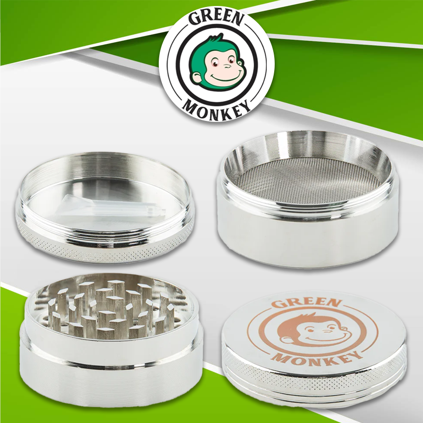 GREEN MONKEY CAPUCHIN SERIES 4 PIECE GRINDER 55MM (GR352)