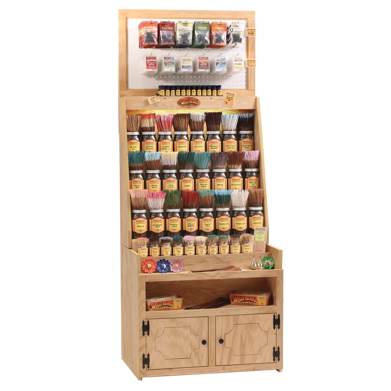  WILD BERRY INCENSE FULLY LOADED END CAP DISPLAY 