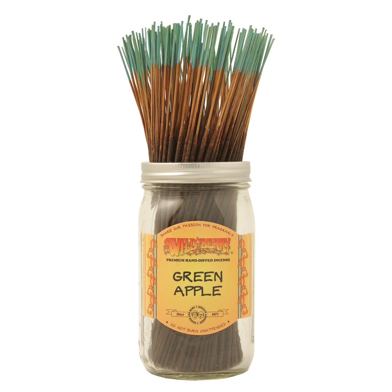  GREEN APPLE - WILD BERRY INCENSE STICKS 100CT. 