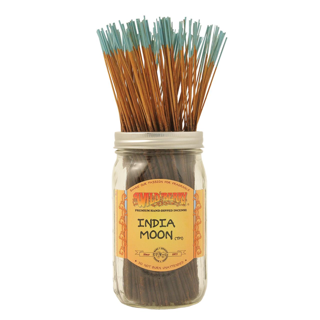  INDIA MOON - WILD BERRY INCENSE STICKS 100CT. 