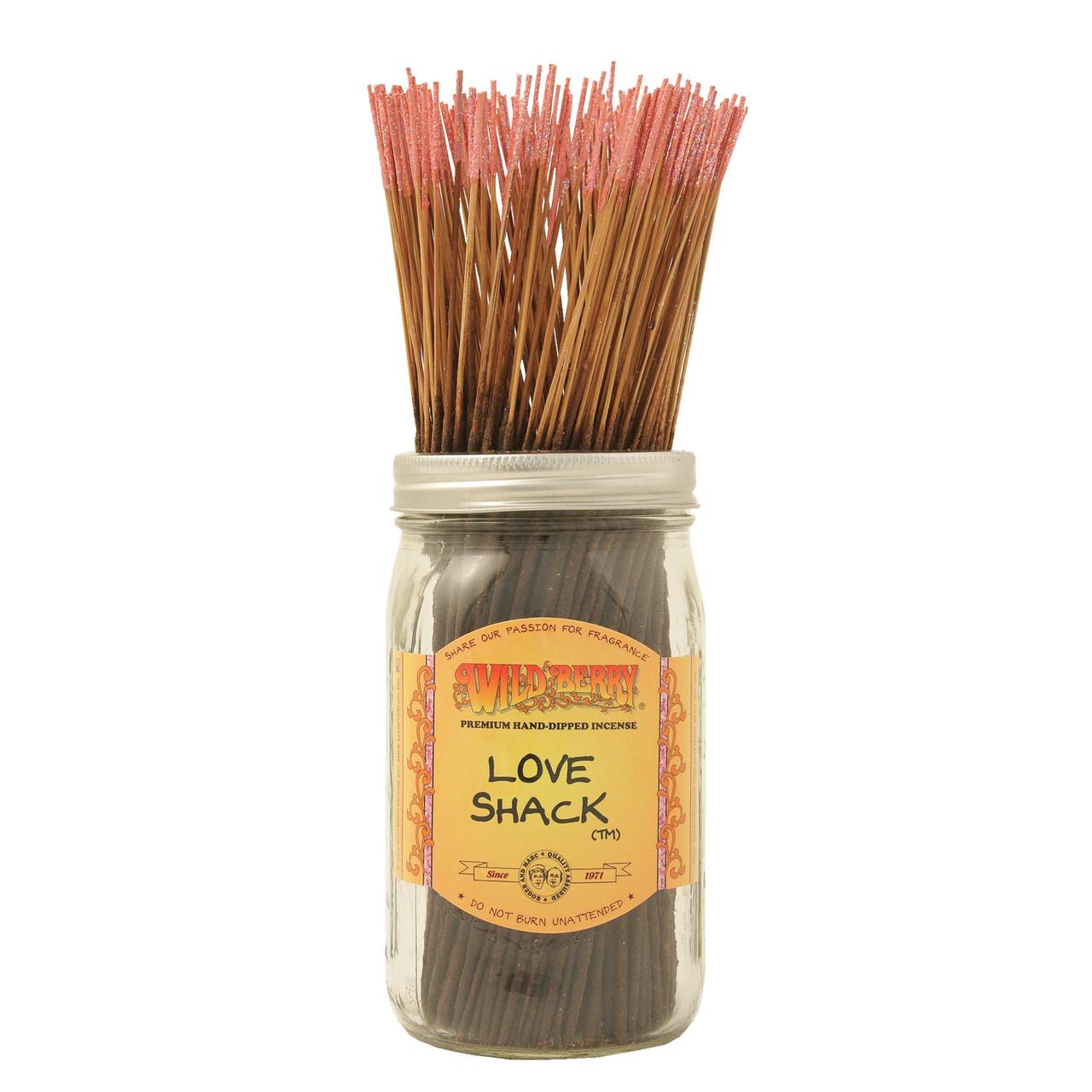  LOVE SHACK - WILD BERRY INCENSE STICKS 100CT. 