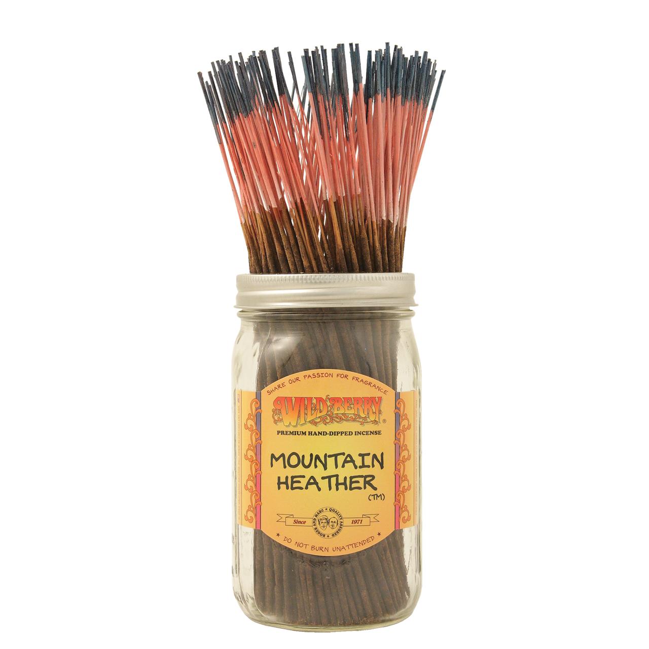  MOUNTAIN HEATHER - WILD BERRY INCENSE STICKS 100CT. 