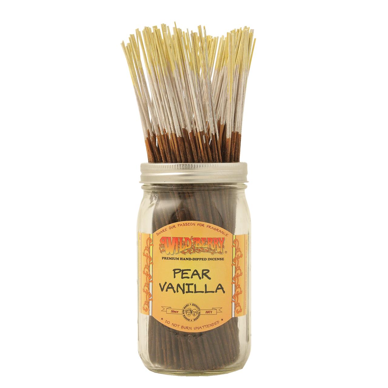  PEAR VANILLA - WILD BERRY INCENSE STICKS 100CT. 