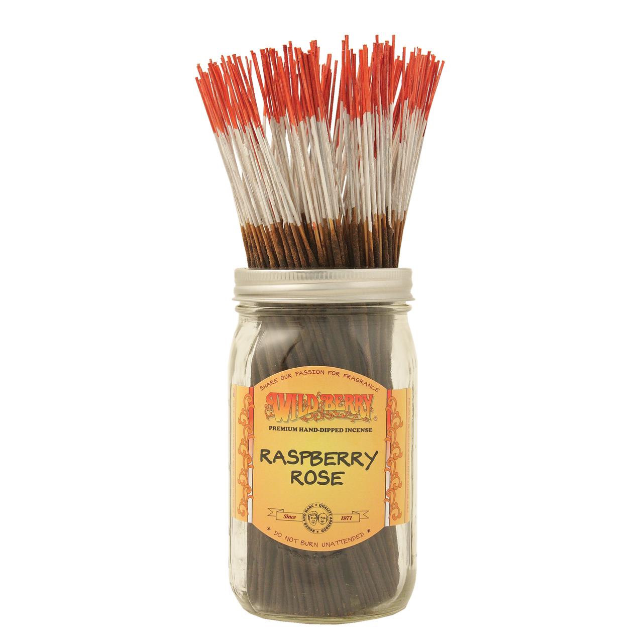  RASPBERRY ROSE - WILD BERRY INCENSE STICKS 100CT. 