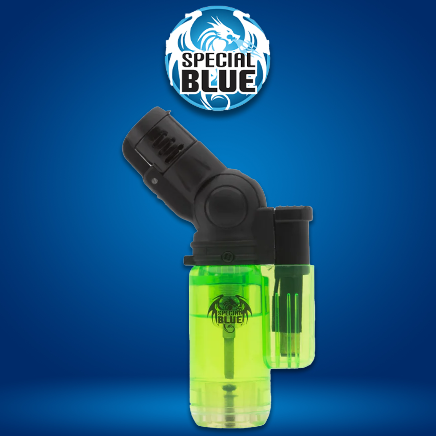 SPECIAL BLUE ELEVATE PLASTIC TORCH - DISPLAY OF 20CT