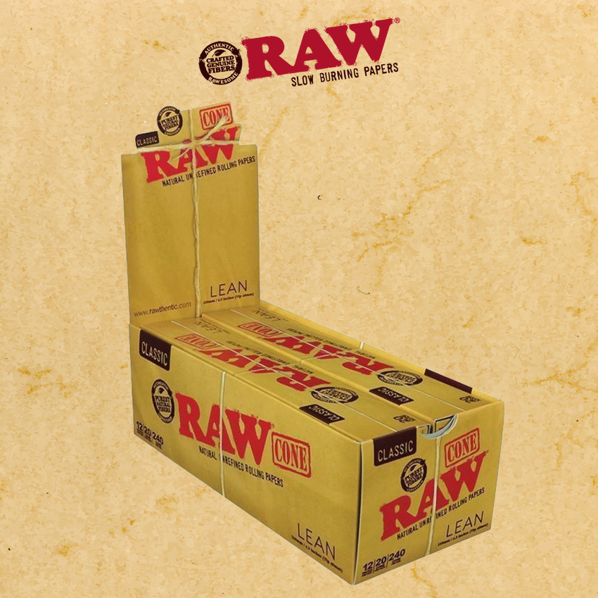 RAW CLASSIC LEAN CONE DISPLAY - 12CT