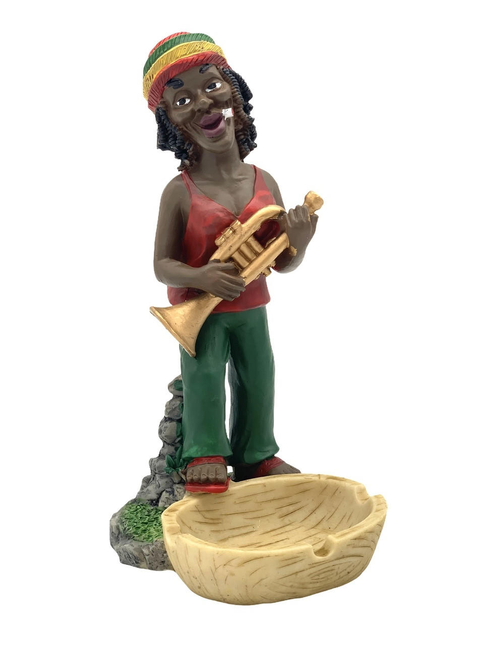  MEDIUM SIZE JAMAICAN ASHTRAY 9.75" - 1CT (LT177) 