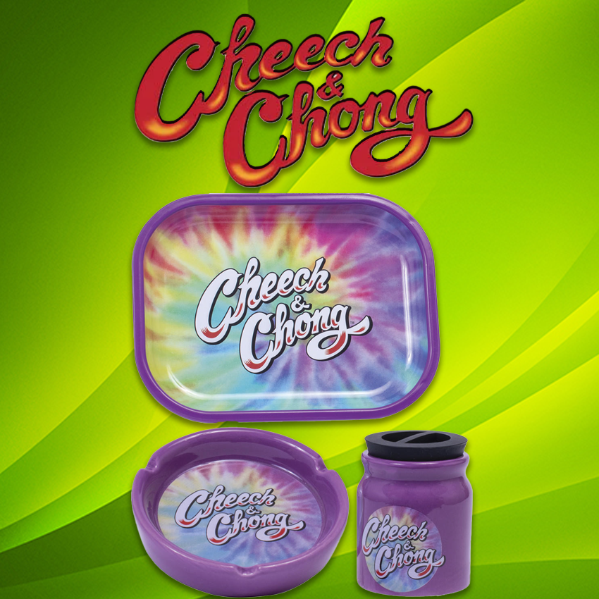 CHEECH & CHONG GIFT SET - PURPLE TIE DYE - 1CT