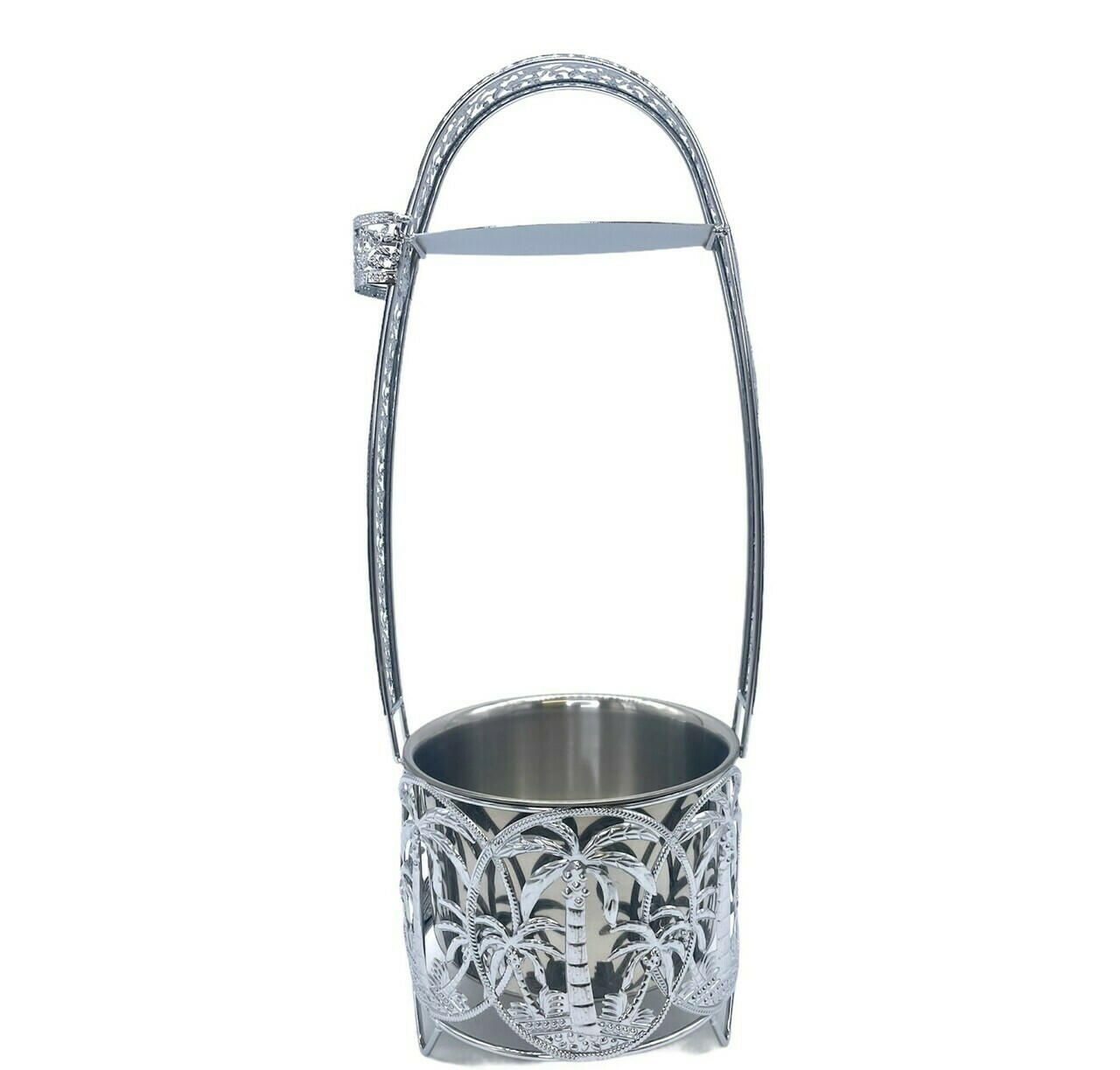  DESIGN CHARCOAL HOLDER  SILVER - 1CT 