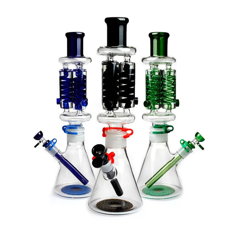 PHOENIX STAR TRIPLE FREEZABLE COIL BEAKER WATERPIPE 