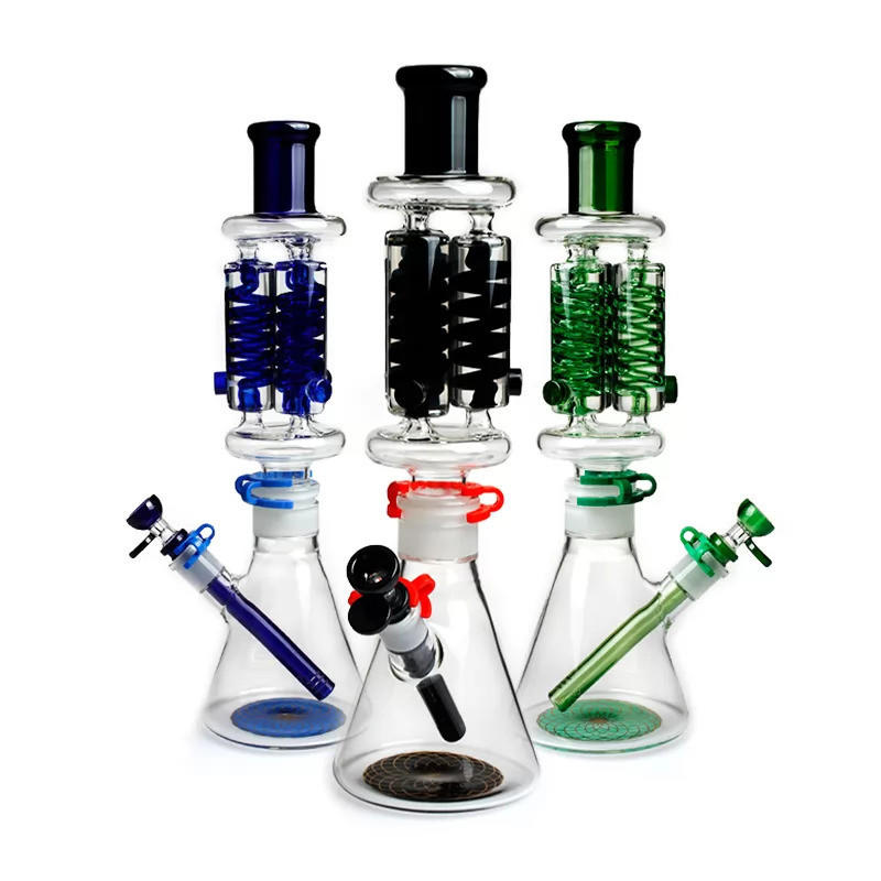 PHOENIX STAR TRIPLE FREEZABLE COIL BEAKER WATERPIPE 15 WP100204