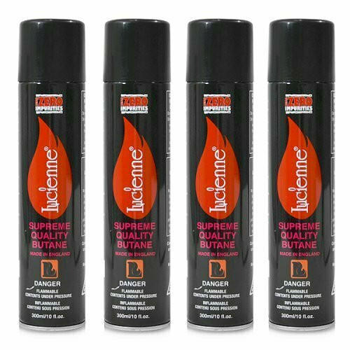  LUCIENNE LARGE BUTANE 300ml - DISPLAY OF 12CT 