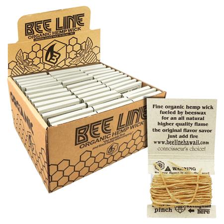 BEE LINE ORGANIC HEMP ORIGINAL GUAGE WICK - 21 PACK / 9FT