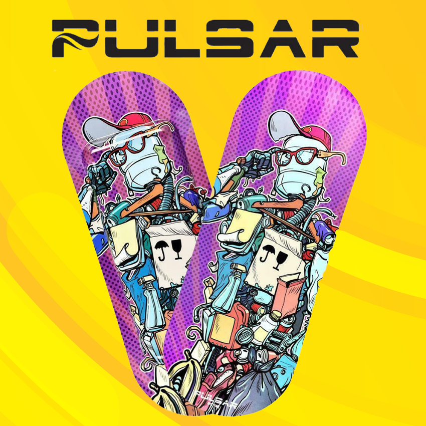 PULSAR SK8TRAY ROLLING TRAY W/LID GARBAGE MAN - 1CT