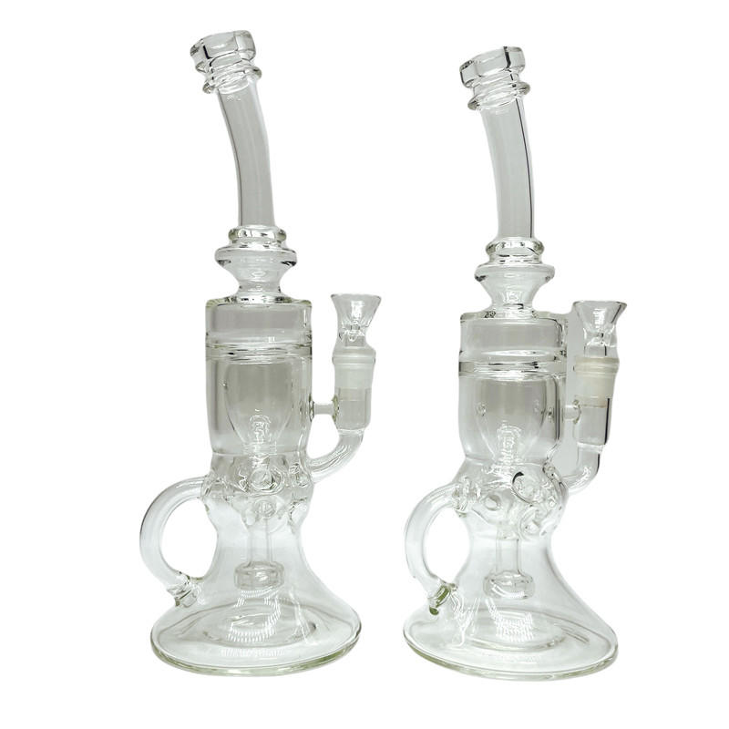 BENT NECK WITH DISC and FAB TAURUS PERC WATERPIPE 11 WP100565