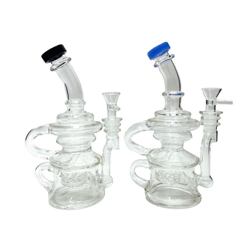 ROUNDED PERC RIG WATERPIPE 8 WP100597