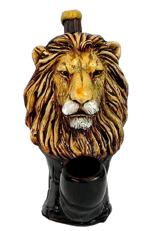 PICHINCHA HAND CRAFTED LION HEAD HANDPIPE 7