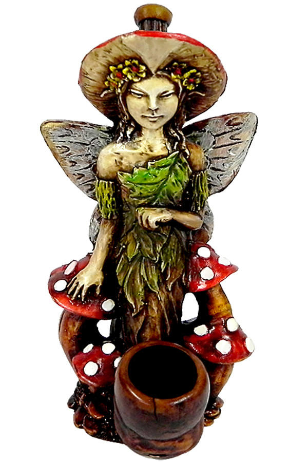 PICHINCHA HAND CRAFTED SHROOM FAIRY HANDPIPE 7