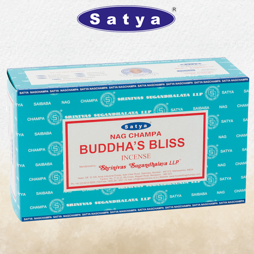 SATYA -BUDDHAS BLISS INCENSE STICKS - 12CT