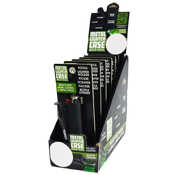 SMOKEZILLA - LIGHTER CASE TOOL BOTTLE OPENER - 6CT DISPLAY