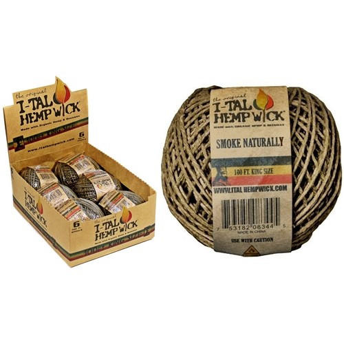 RAW Hemp Wick 100ft Spool