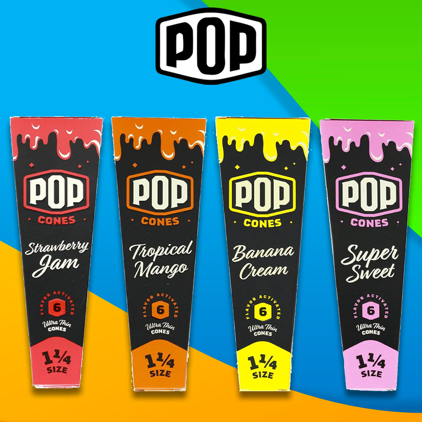 POP KING SIZE FLAVORED CONES - 24CT/3PK