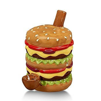 CHEESEBURGER CERAMIC PIPE - 1CT