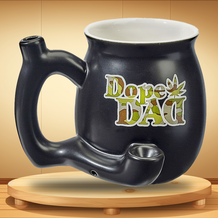 DOPE DAD CERAMIC MUG PIPE - 1CT