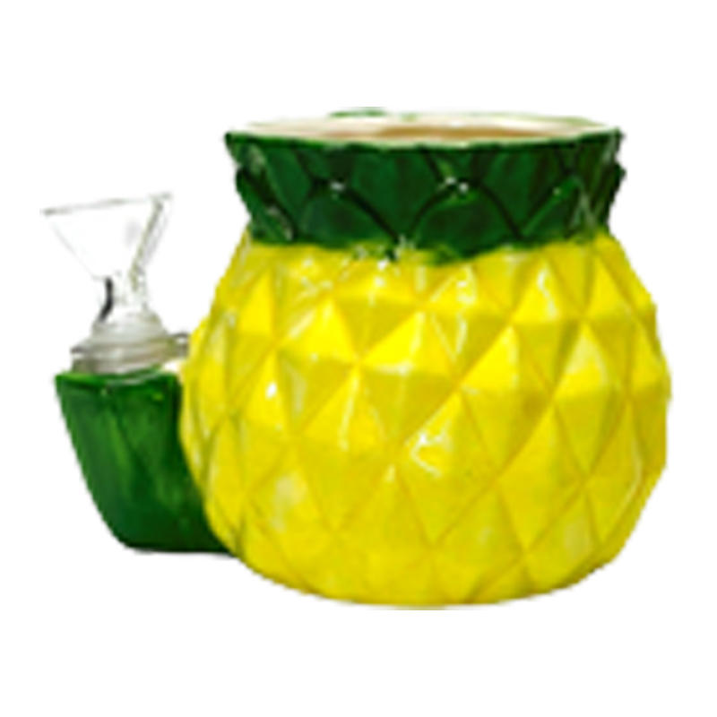 PINEAPPLE SHAPED CERAMIC HANDPIPE 6 HP100361