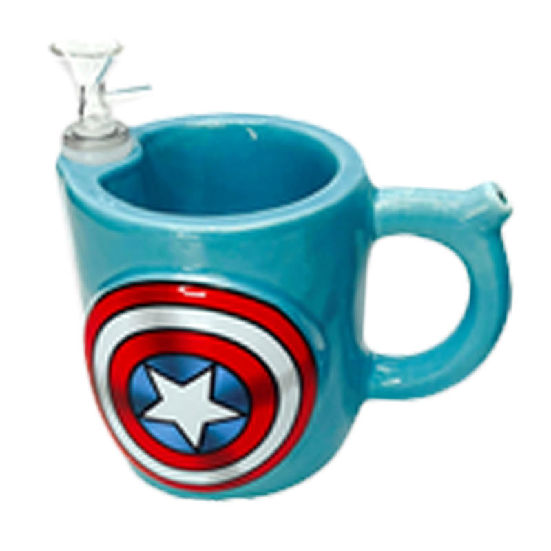 CAPITAIN AMERICA CERAMIC MUG HANDPIPE 6 HP100362