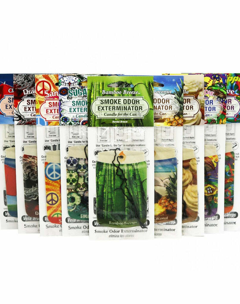 SMOKE ODOR EXTERMINATOR CAR HANG - 12CT BAG