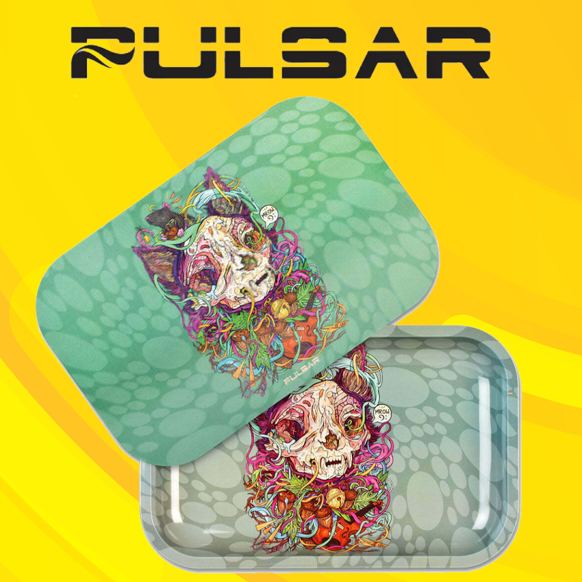 PULSAR METAL ROLLING TRAY W/ LID - COURTNEY HANNEN MROW
