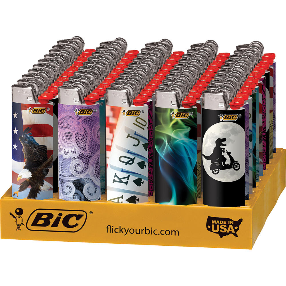 BIC LIMITED SERIES FAVORITES LIGHTER DISPLAY - 50CT (BIC18)