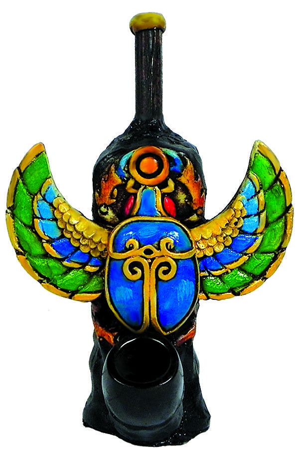 HAND CRAFTED SCARRAB HANDPIPE 7