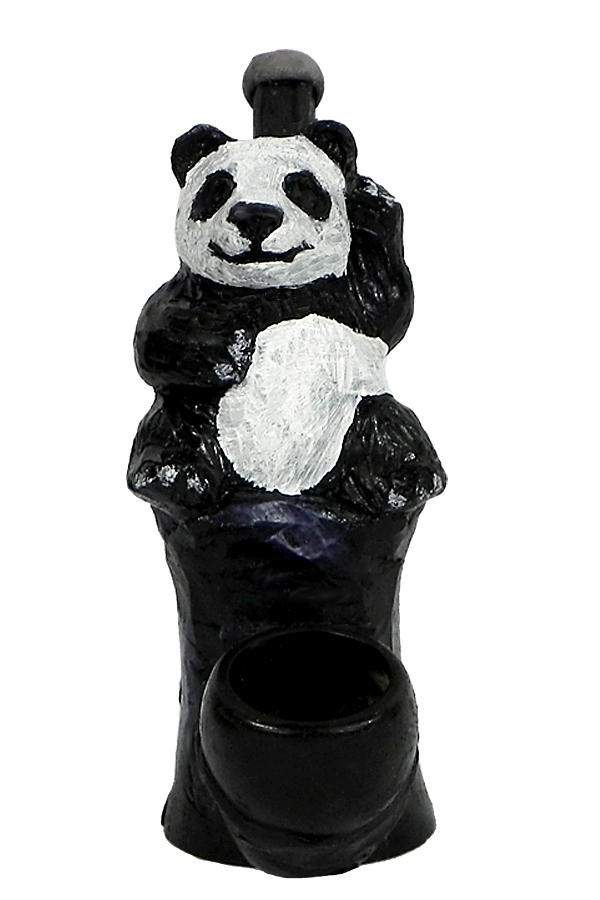 HAND CRAFTED PANDA HANDPIPE 7