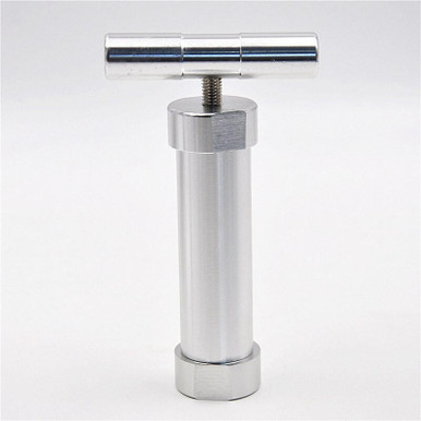 tobacco compressor Durable alloy metal Presser T shaped herb press squeezer Dual Piston / Oil Free METAL TOBACCO COMPRESSOR - 1CT