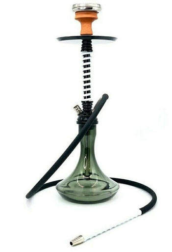 ROTANA ORIGINAL FLAT BASE SPIRAL NECK 1 HOSE HOOKAH 24