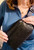 Rose embossed waist bag