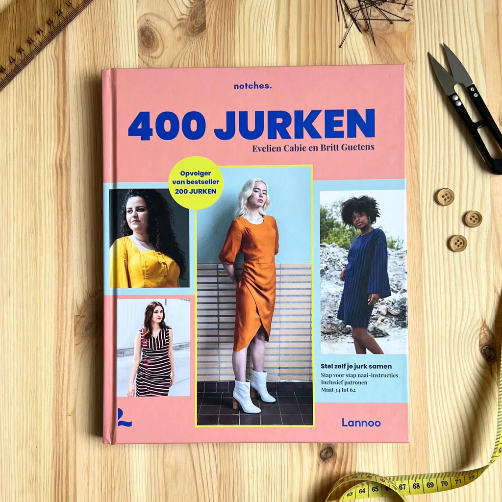 400 jurken pattern book - notches patterns