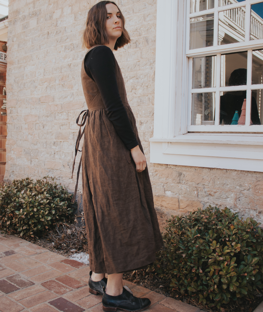 modern pinafore dress Elliot Ancient Tartan Ladies Pinafore Dress
