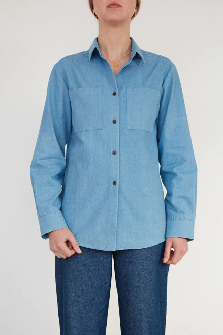 unisex shirt pattern the modern sewing company
