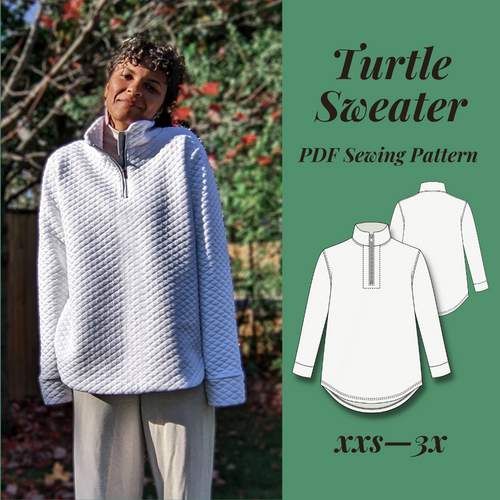 Rollkragenpullover - Lydia Naomi PDF Schnittmuster