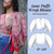 anne wrap blouse - Lydia Naomi PDF pattern